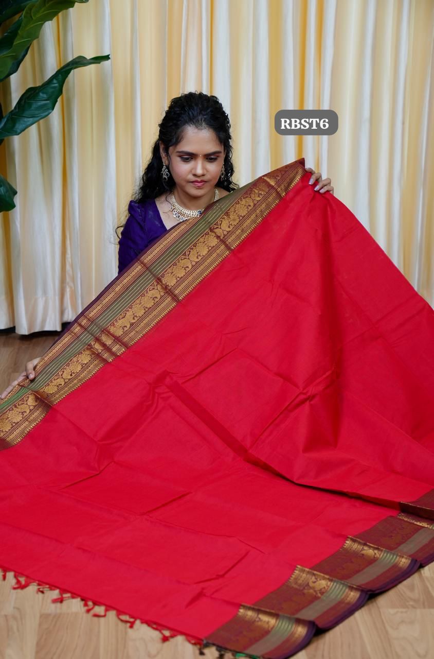 Kanchi Cotton Saree 🥰