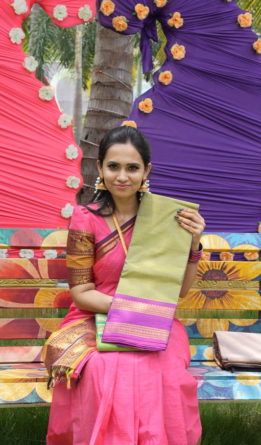 Kanchi cotton saree🥰