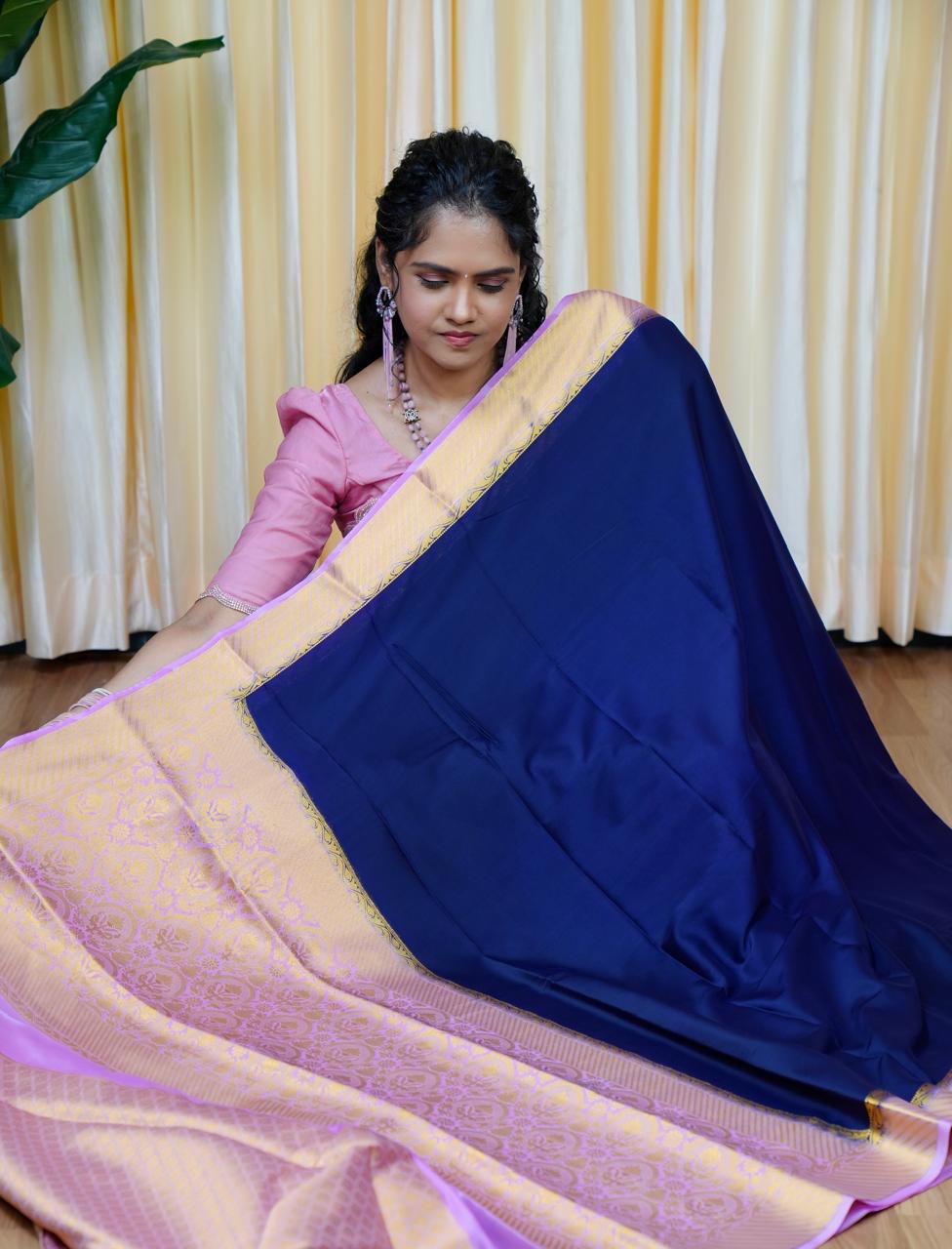 Mysore Crepe Silk Saree 🥰🥳
