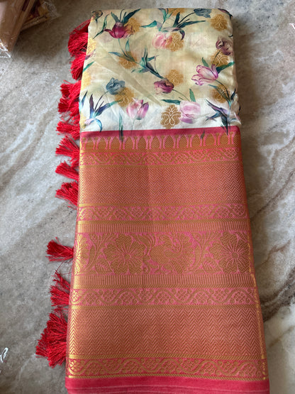 Semi Tussar silk🍄
