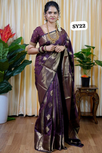 Semi soft silk saree 🥳