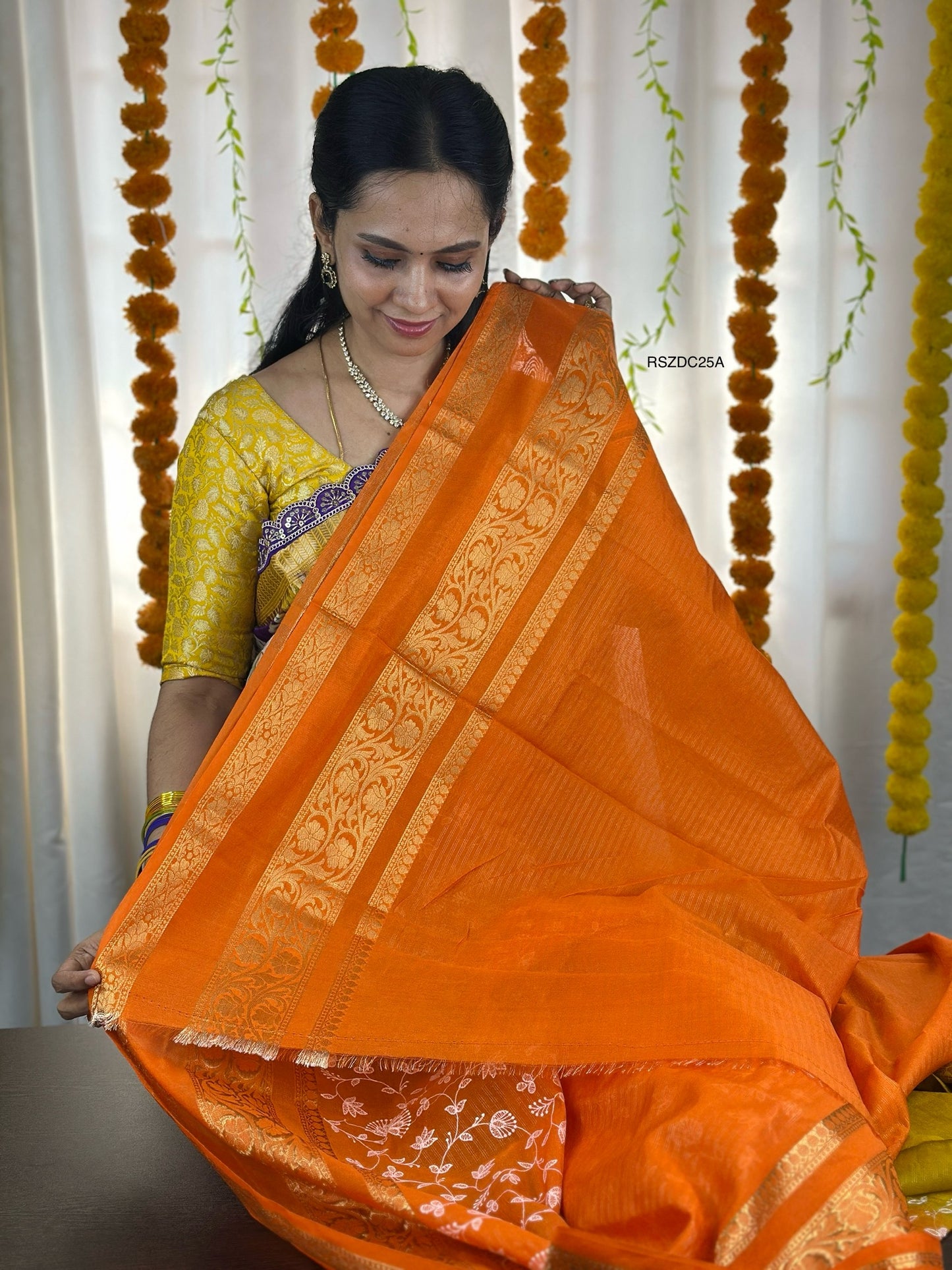 Warm katan silk saree.😊