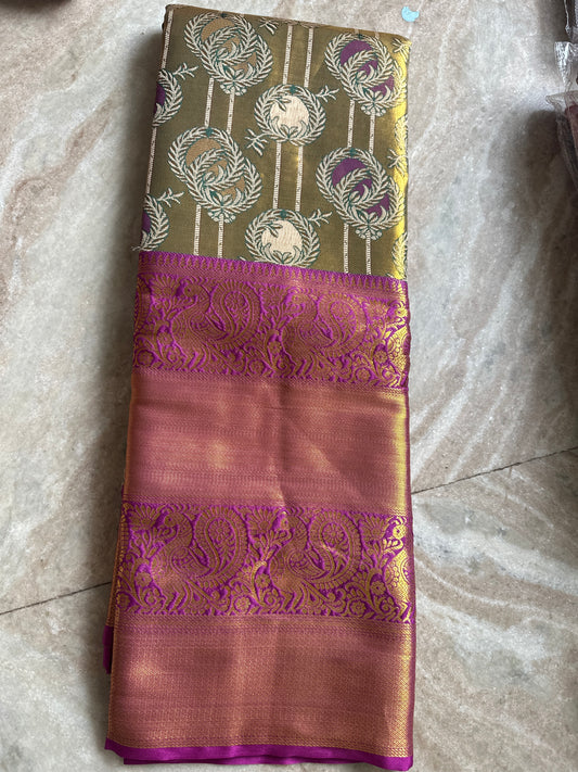 Kanchi bridal semi silk📷
