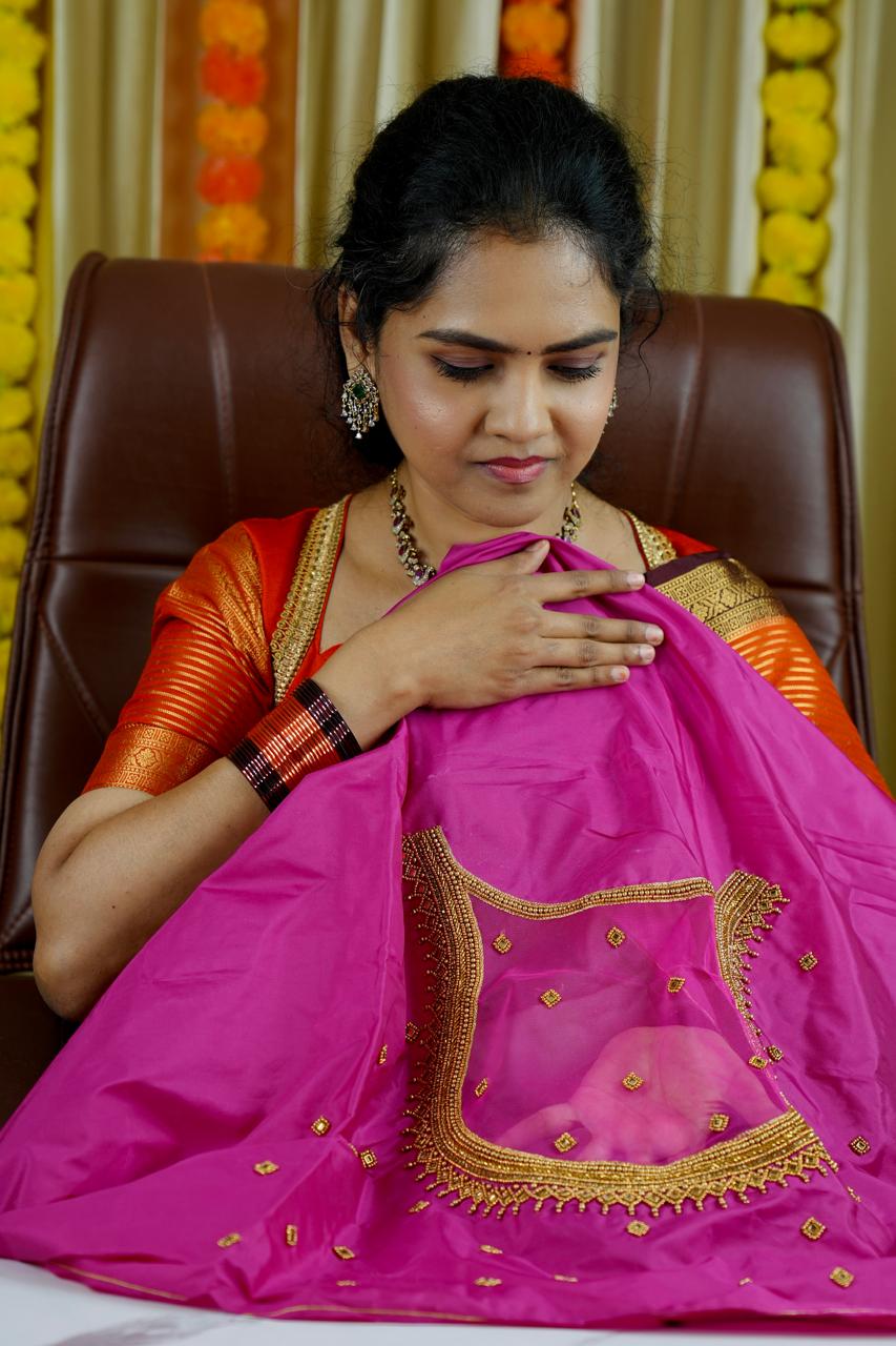 Aari work blouse🚶‍♀️