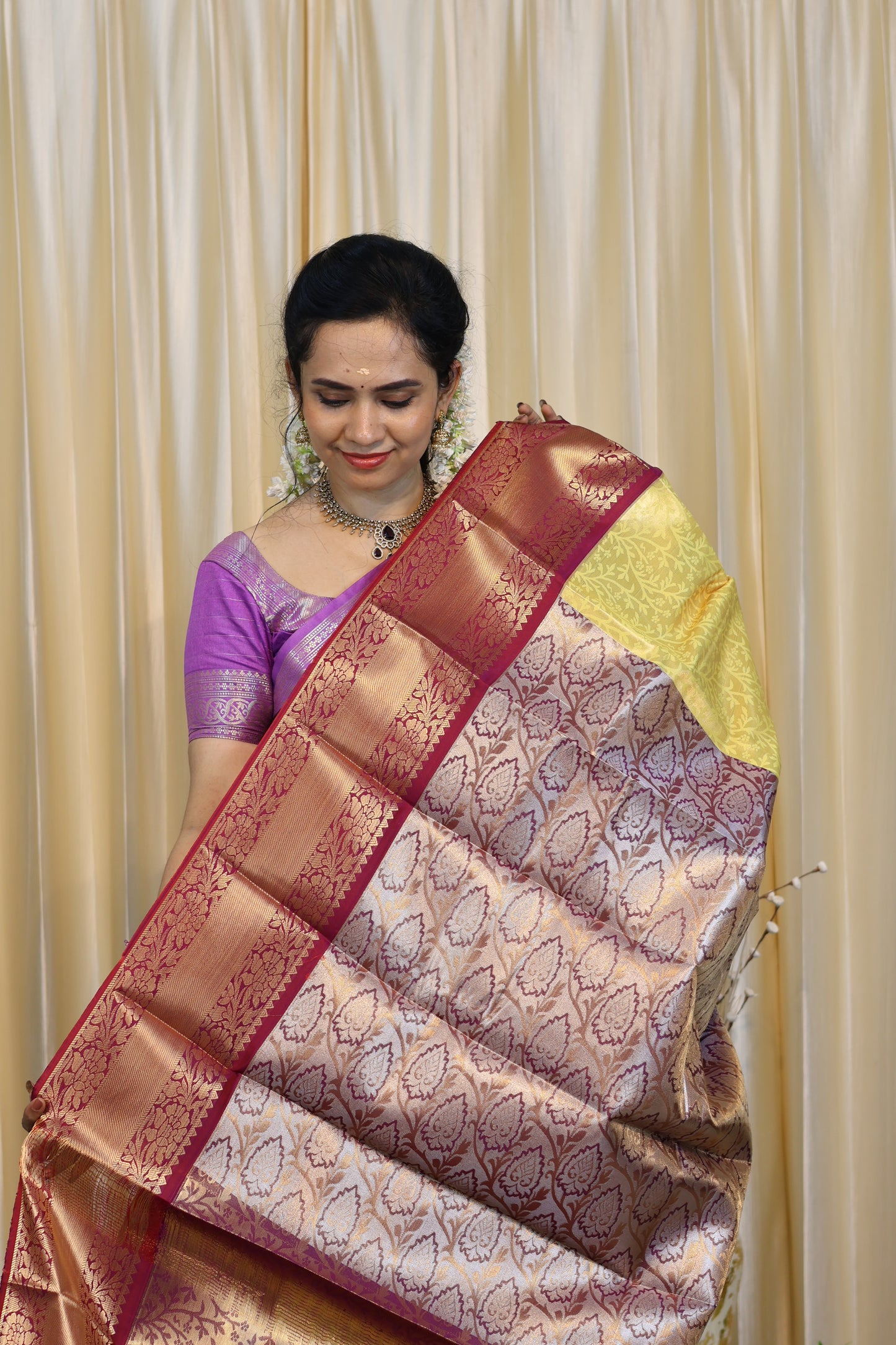 Bridal Semi silk saree😍🥳