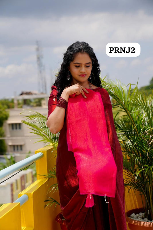 Premium space silk sarees with tassels and chumky work blouse🥰🥳✅