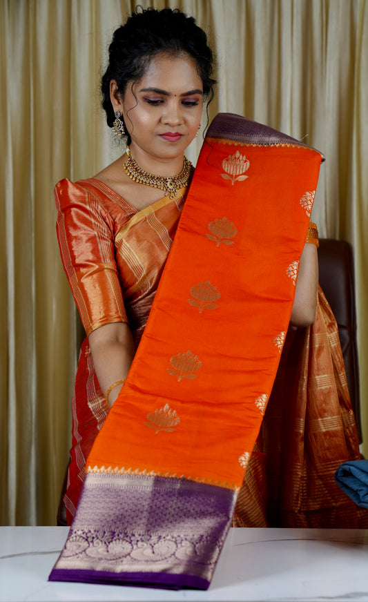 Premium warm silk saree🥳✅