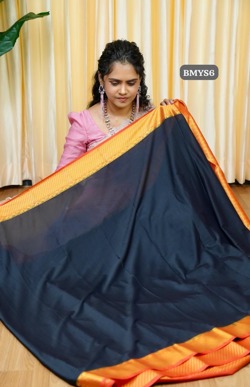 Mysore Crepe Silk Saree🥳
