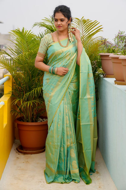 soft silk 🥳bluish green