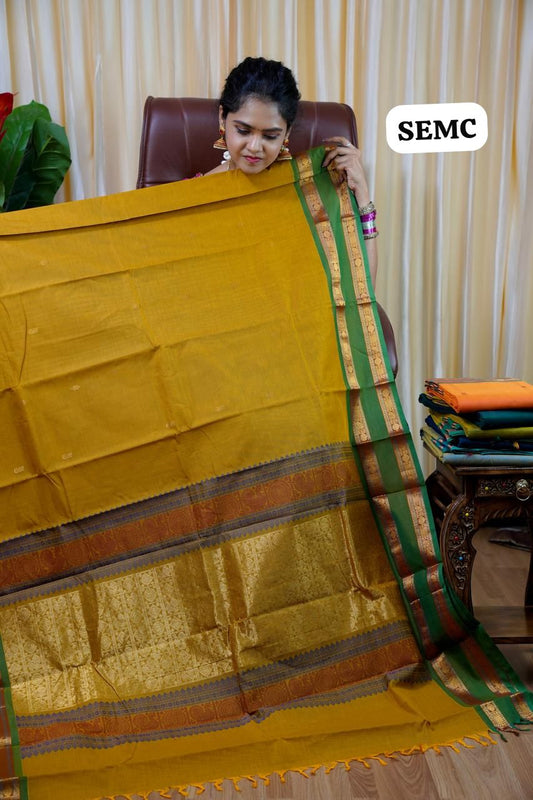 Mercerised cotton saree🥰