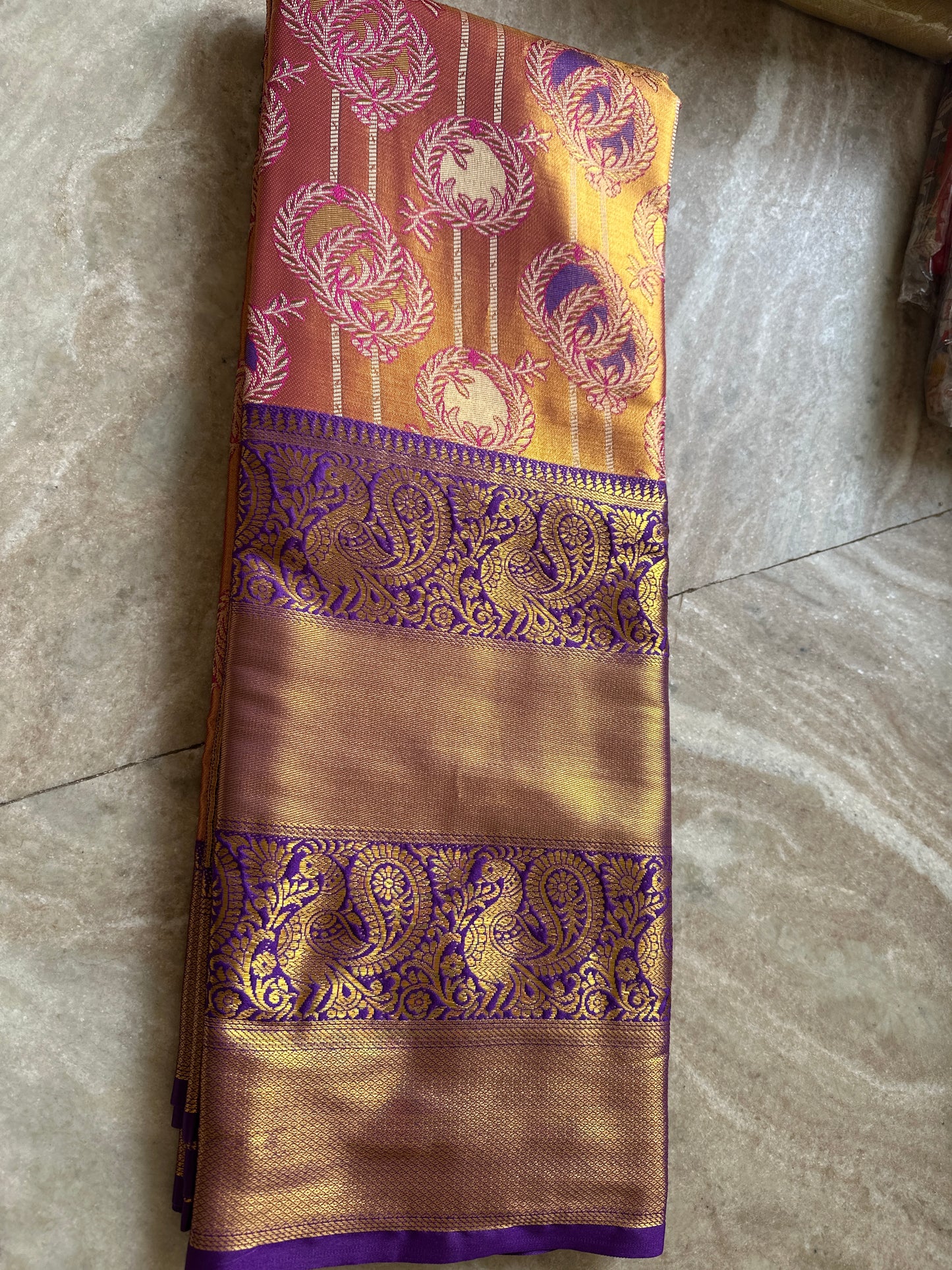 Kanchi bridal semi silk📷