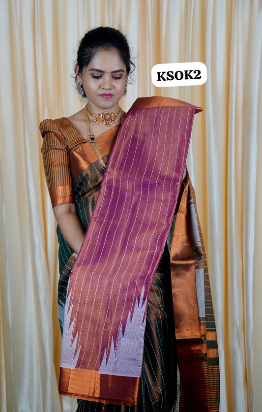 Soft cotton silk zari weaving sarees🥰🥳✅