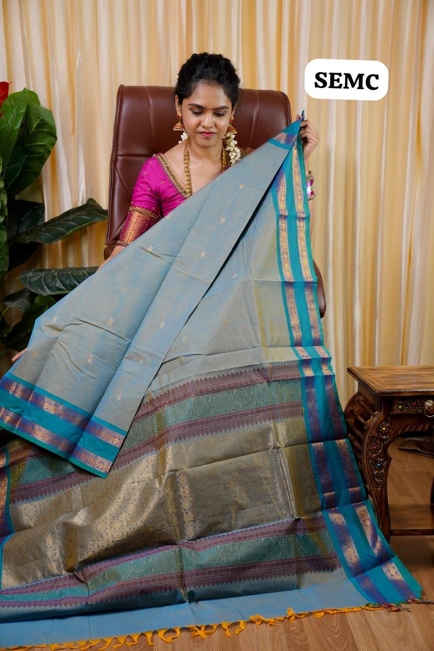 Mercerised cotton saree🥰