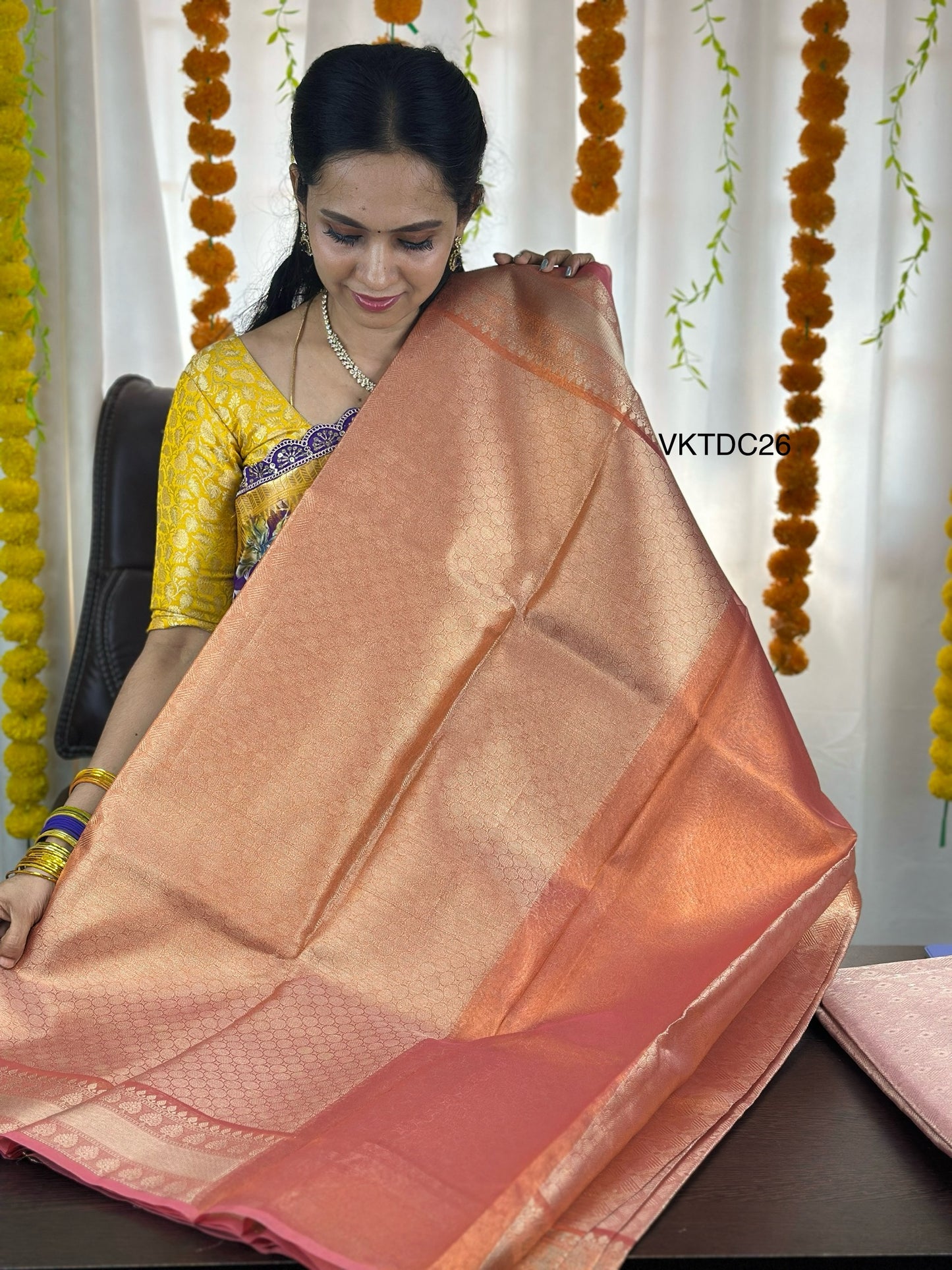 Katan semi silk saree