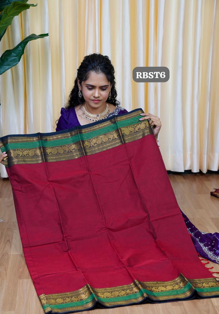 Kanchi Cotton Saree❌️