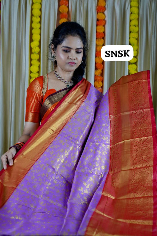 Kanchipuram semi silk🥳golden