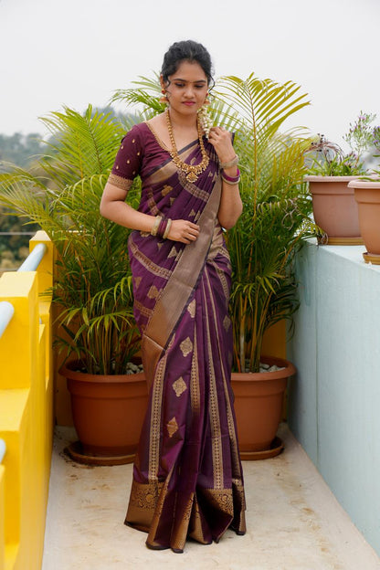 Semi soft silk saree 🥳