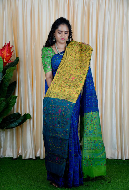 Cotton sarees with contrast plain blouse🥳✅
