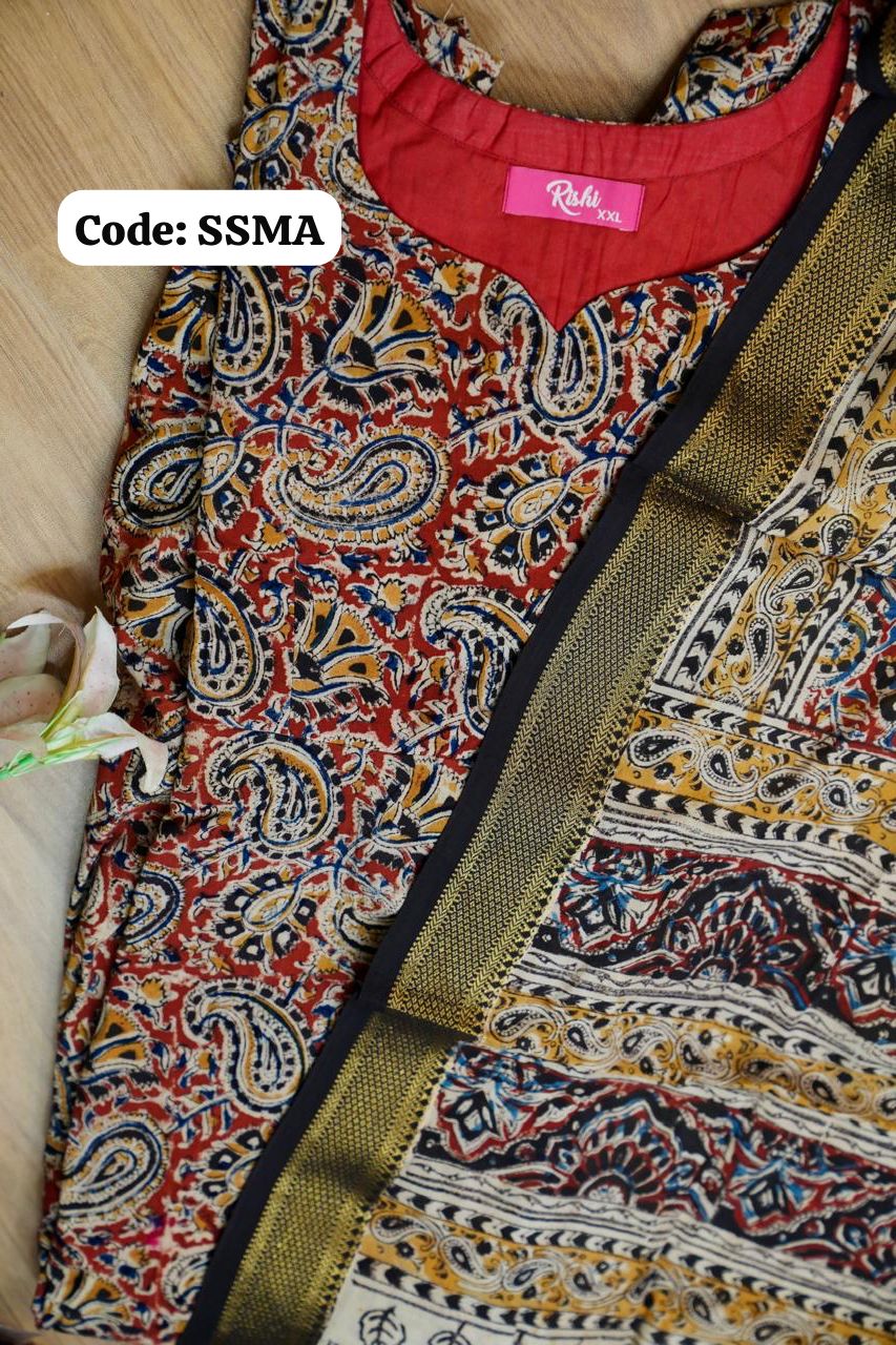 Kalamkari Salwar set (stitched)🥰😎