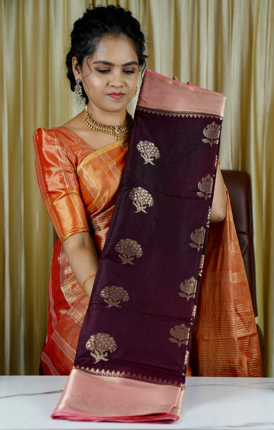 Premium warm silk saree🥳✅