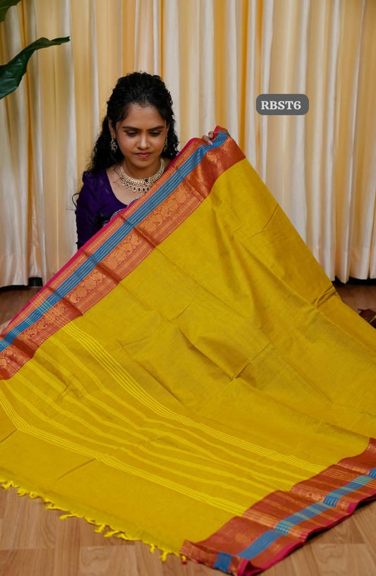 Kanchi Cotton Saree🥰
