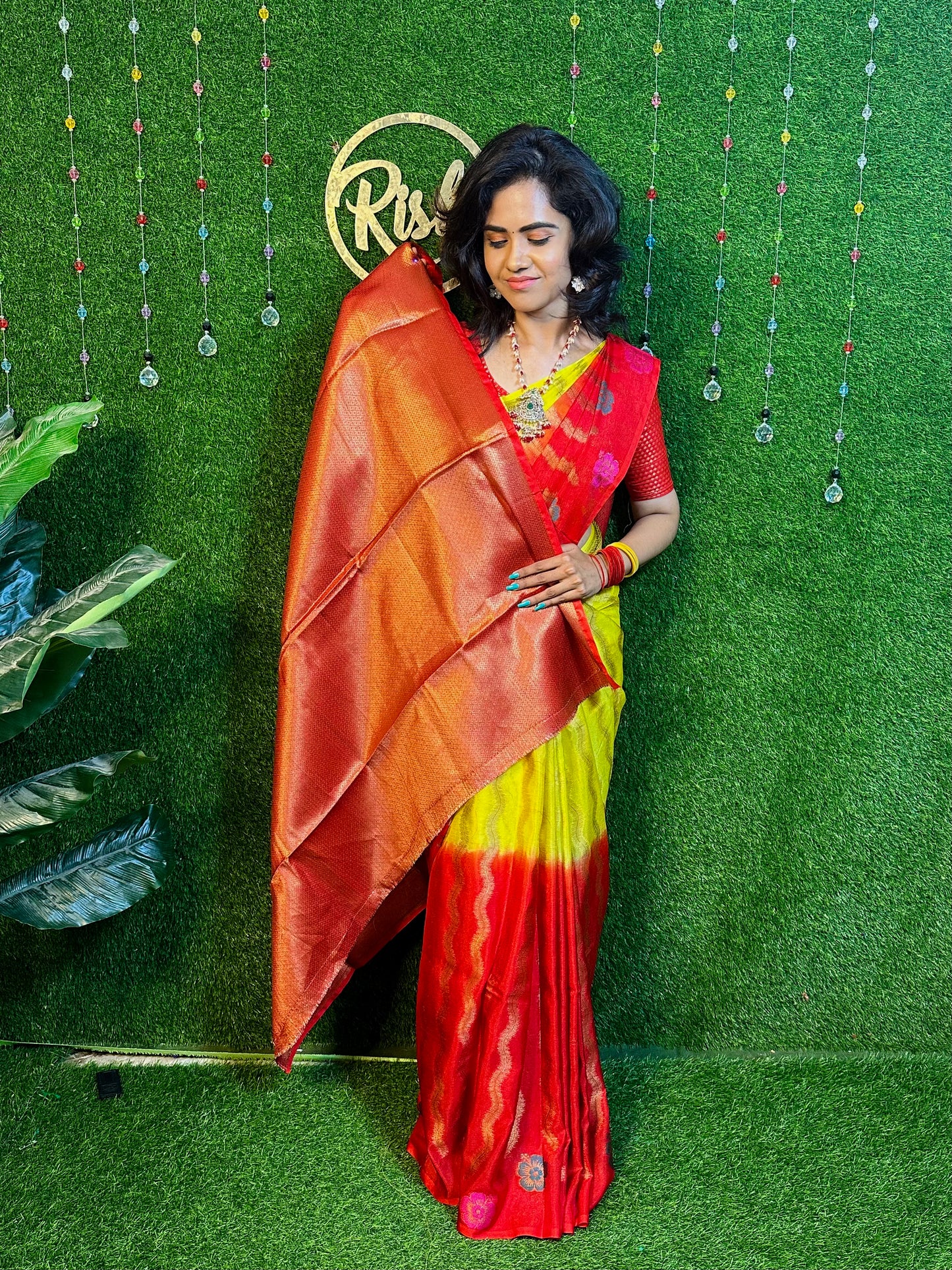 Warm silk saree