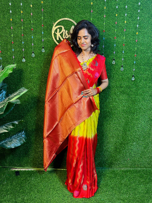 Warm silk saree