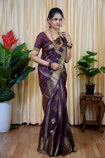 Semi soft silk saree 🥳