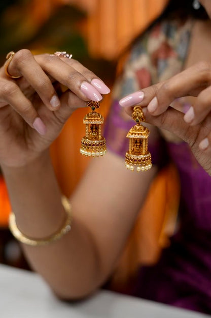 Temple Earring🥰😎📚