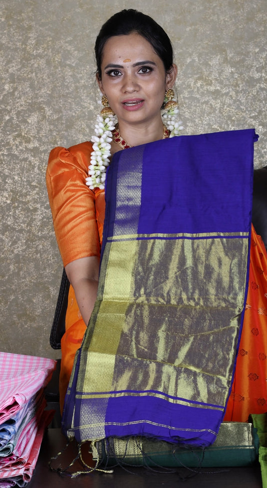 Nayanthara inspired khadhi cotton saree🥳