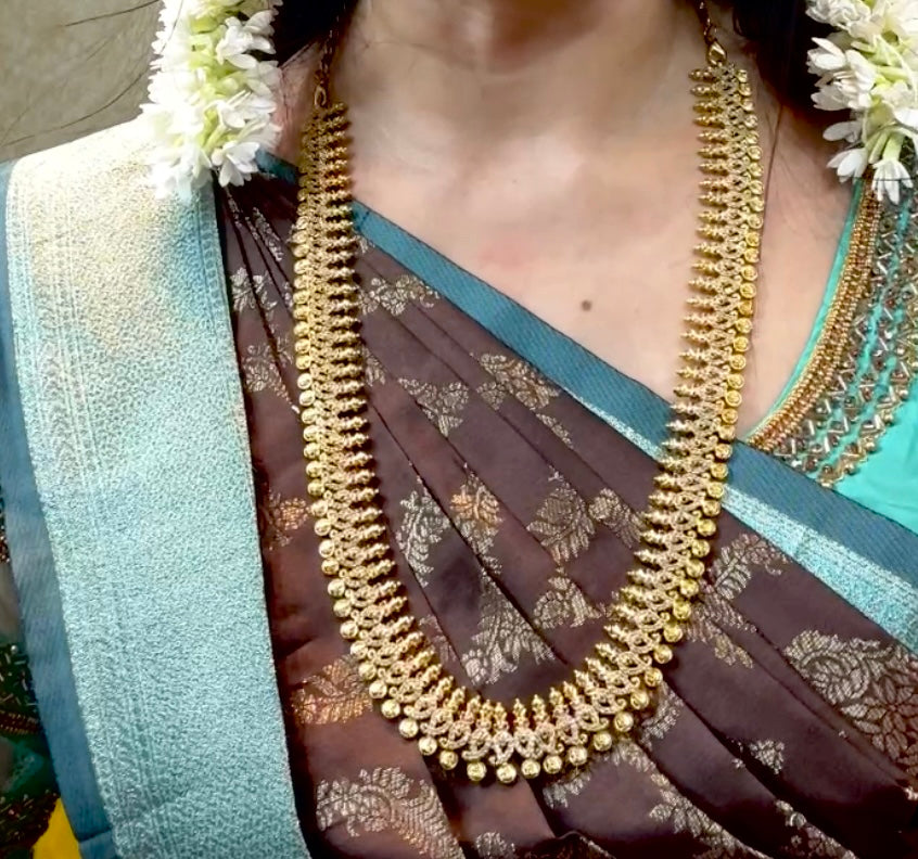 Traditional stone work Kasumalai with back chain🥳