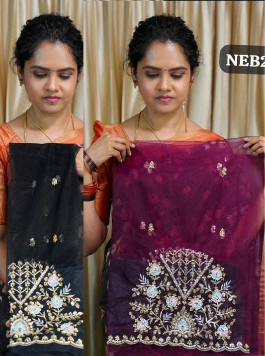 Net Embroidery blouse🥳Buy 1 get 1