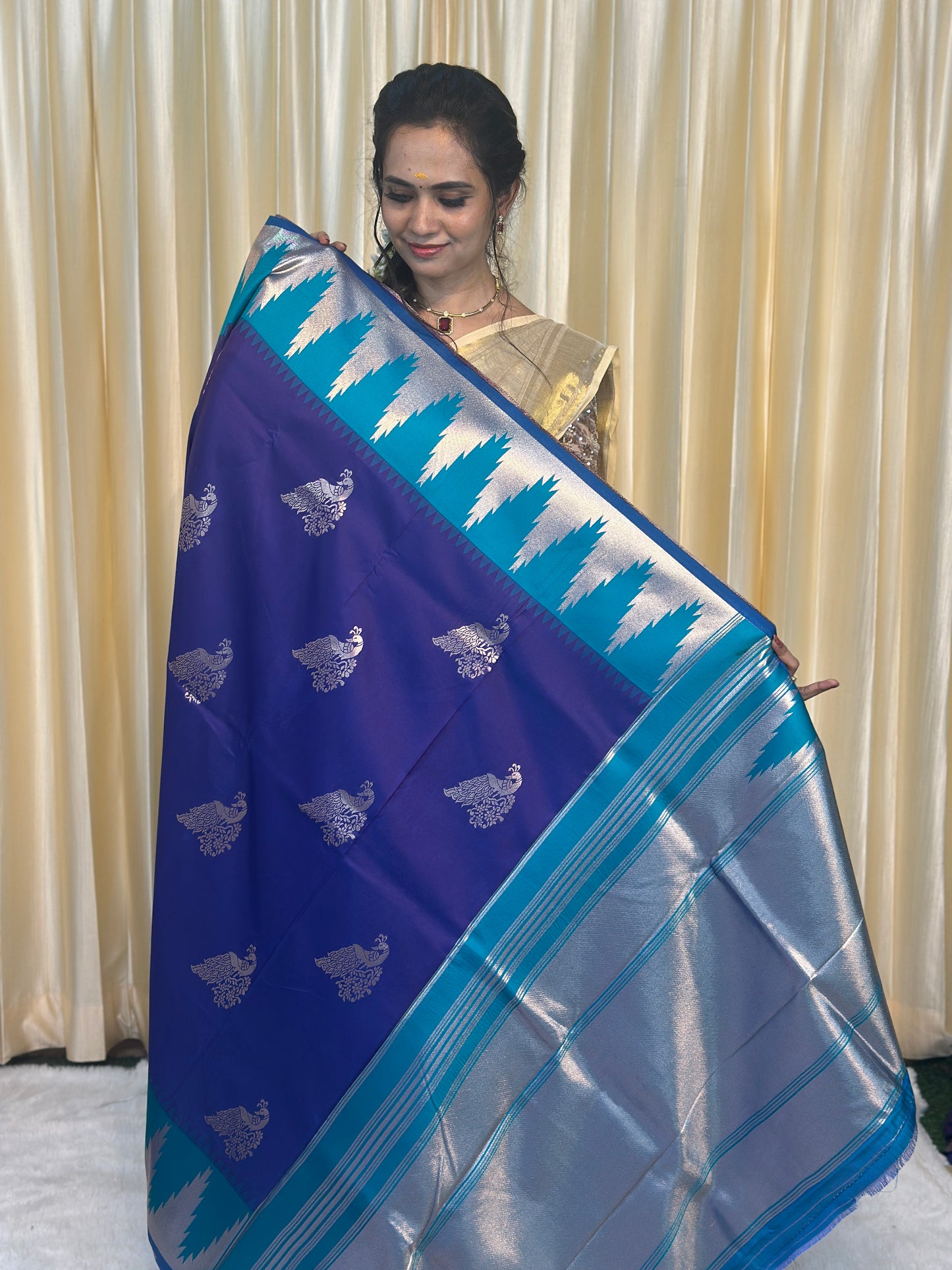 Kanchi Semi Silk Saree😍😎📚offer