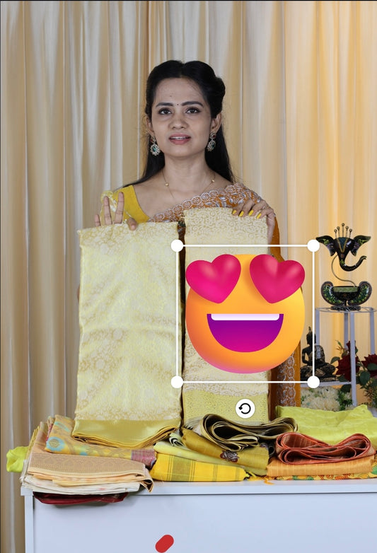 Aadi offer🌹Katan semi silk saree😍