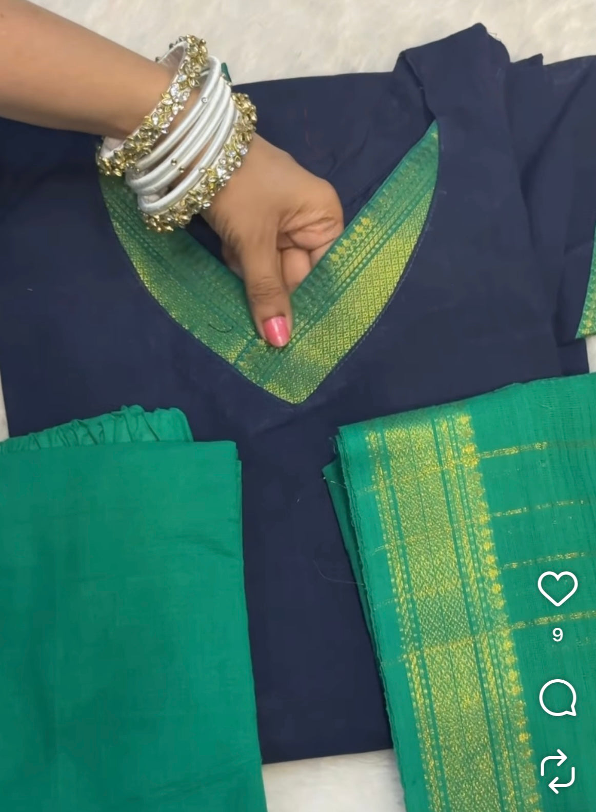 UnStitched cotton dress material😍😎