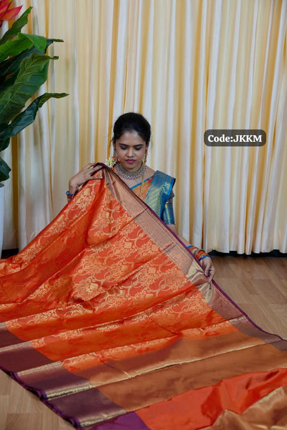 Paithani border Soft silk sarees 🥳