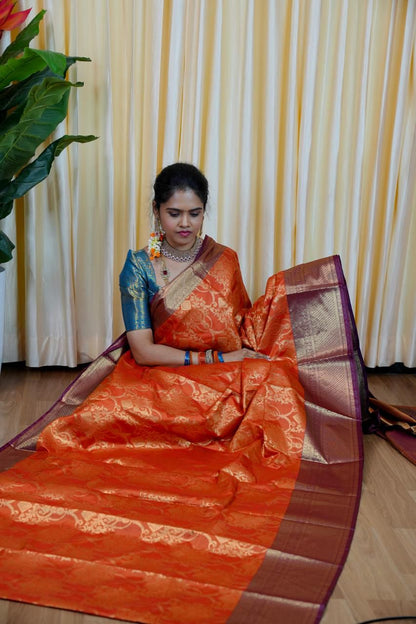 Paithani border Soft silk sarees 🥳