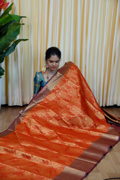 Paithani border Soft silk sarees 🥳