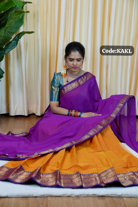 Premium Kanchi Half Saree unstitched 🥰😎