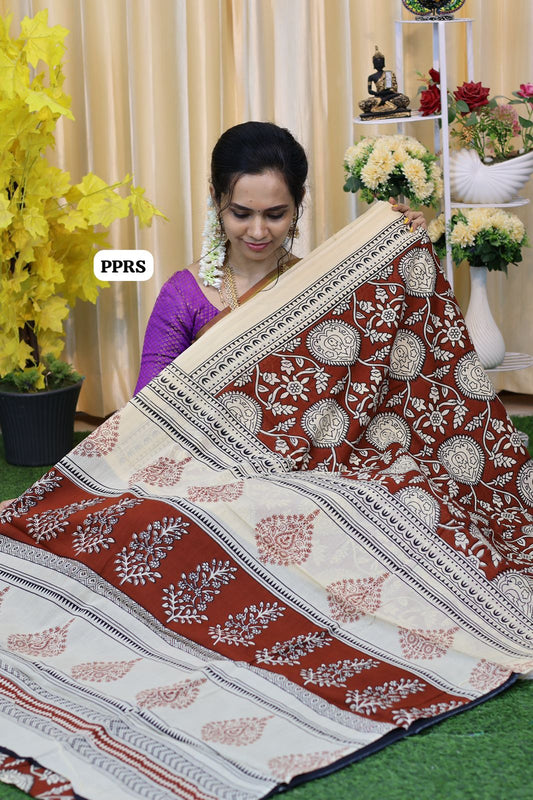 Cotton saree 😍🥳