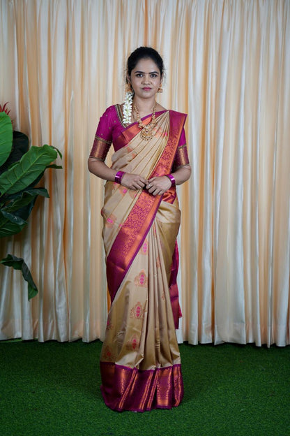kanchi semi silk saree🥳