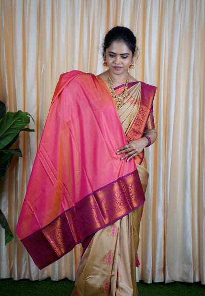 kanchi semi silk saree🥳