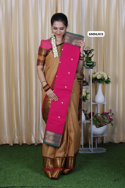 Chettinadu Kanchi cotton saree with Buttas ❌