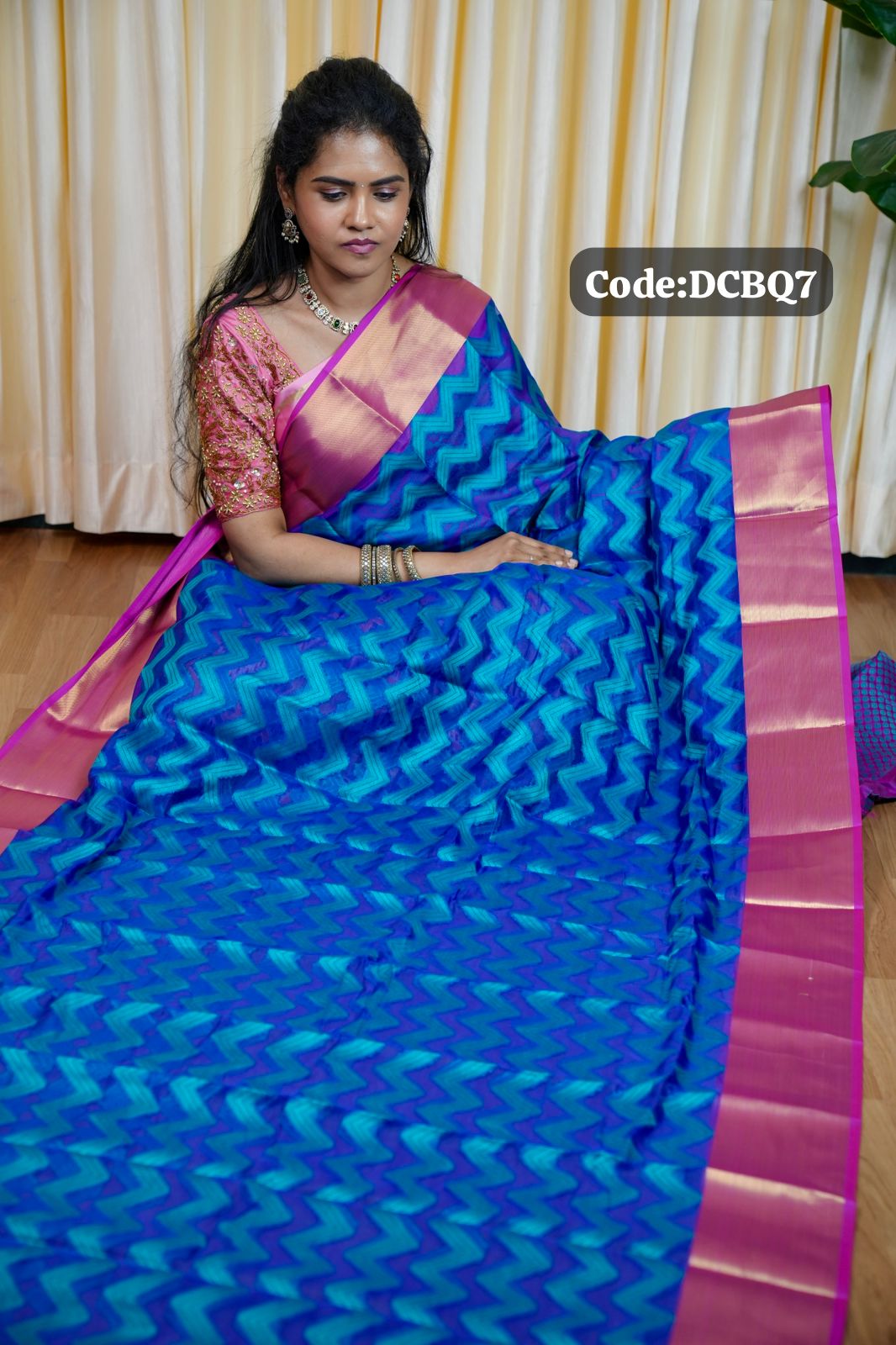 Silk mixed cotton saree🥰😎📚