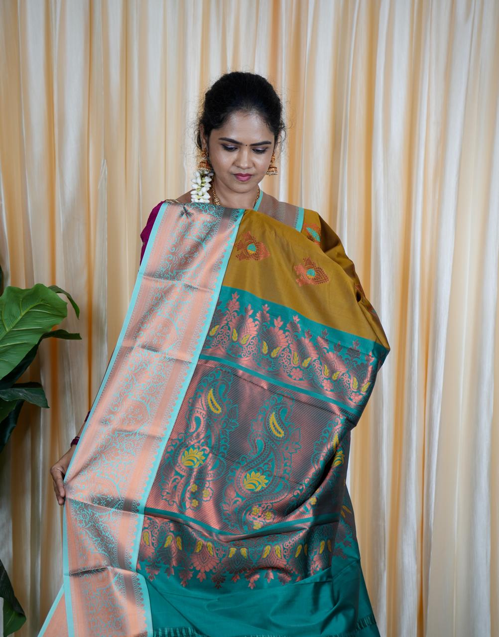 kanchi semi silk saree🥳