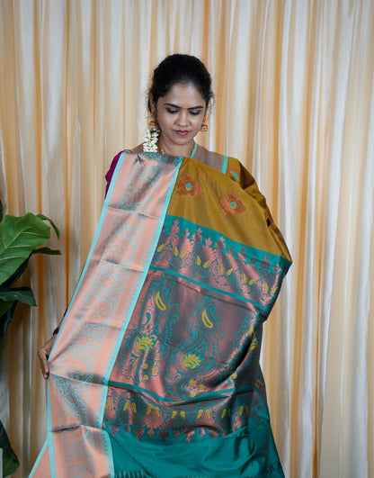 kanchi semi silk saree🥳