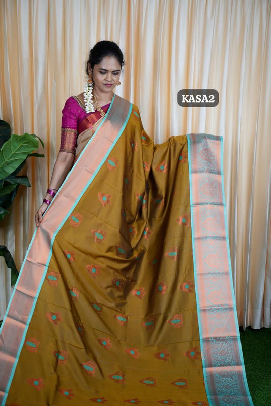 kanchi semi silk saree🥳