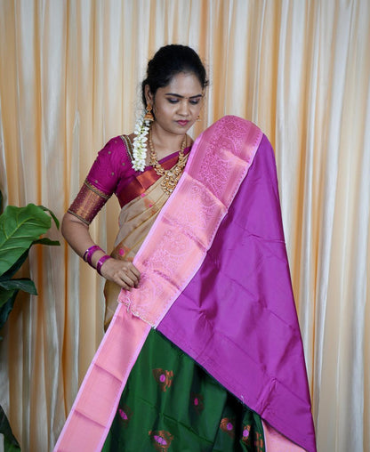 kanchi semi silk saree🥳