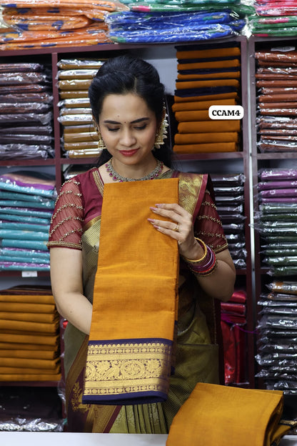 Premium Kanchi cotton saree-😍😎📚