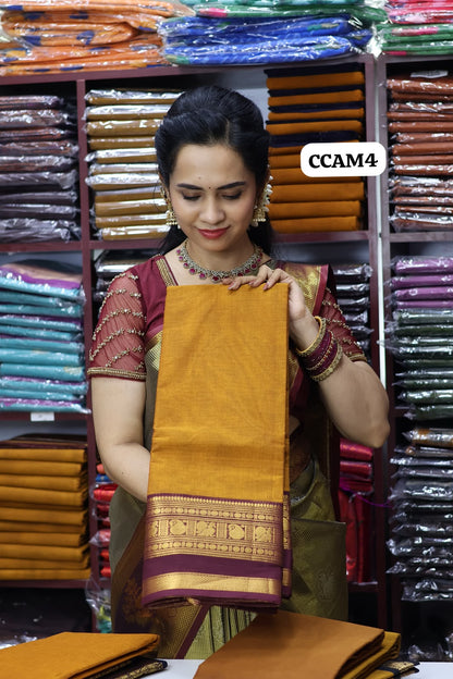 Premium Kanchi cotton saree😍😎📚
